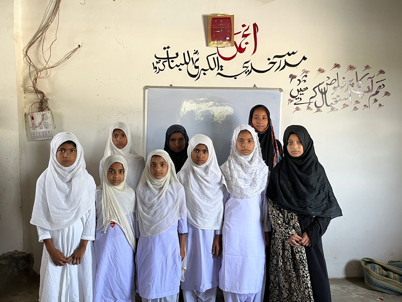 Girl Students Studying under TWF