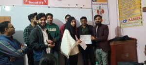 1st Position In Talent Hunt exam,2024