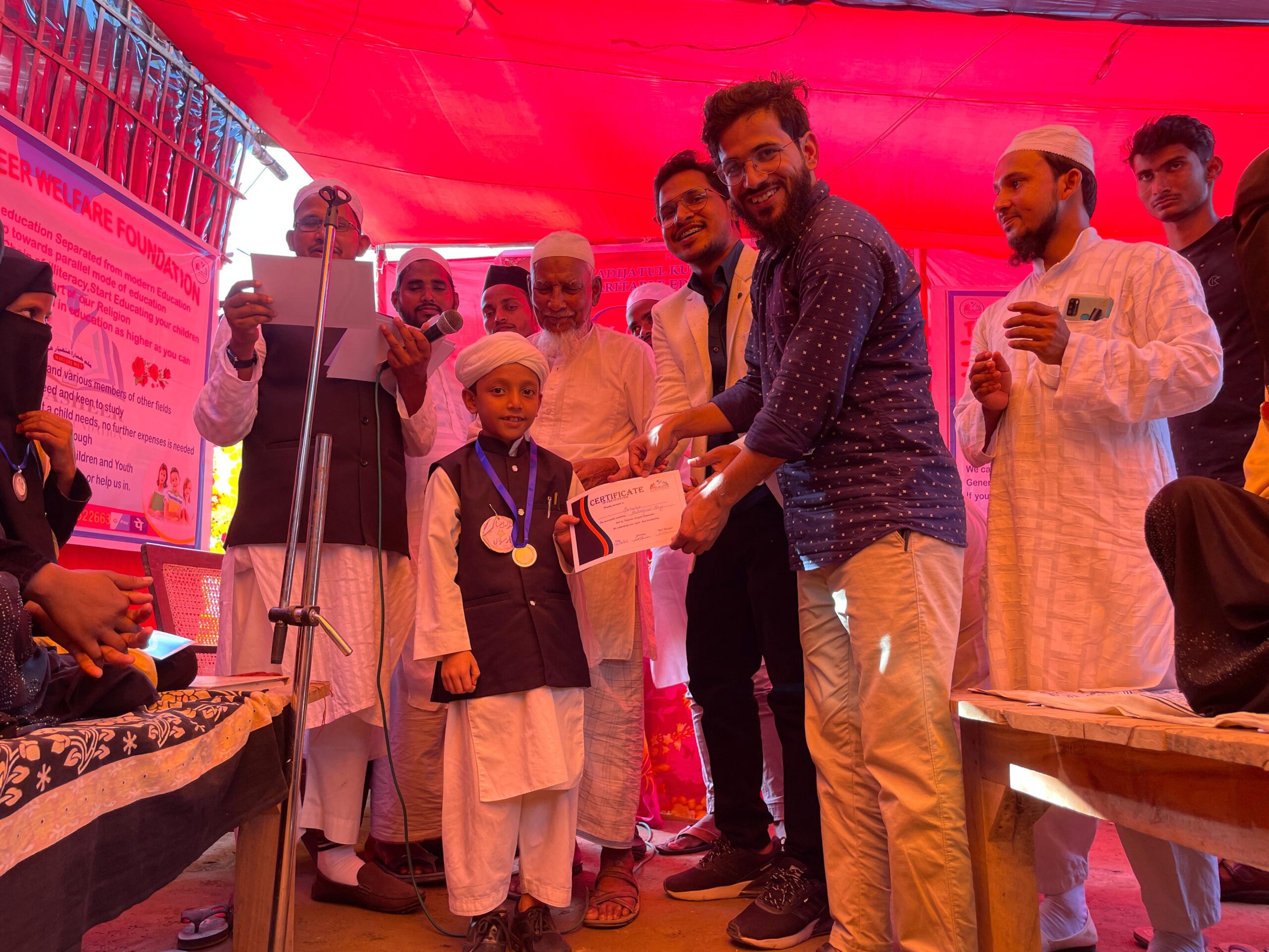 Prize Distribution by Dr Rashid Alam On Islamic Quiz